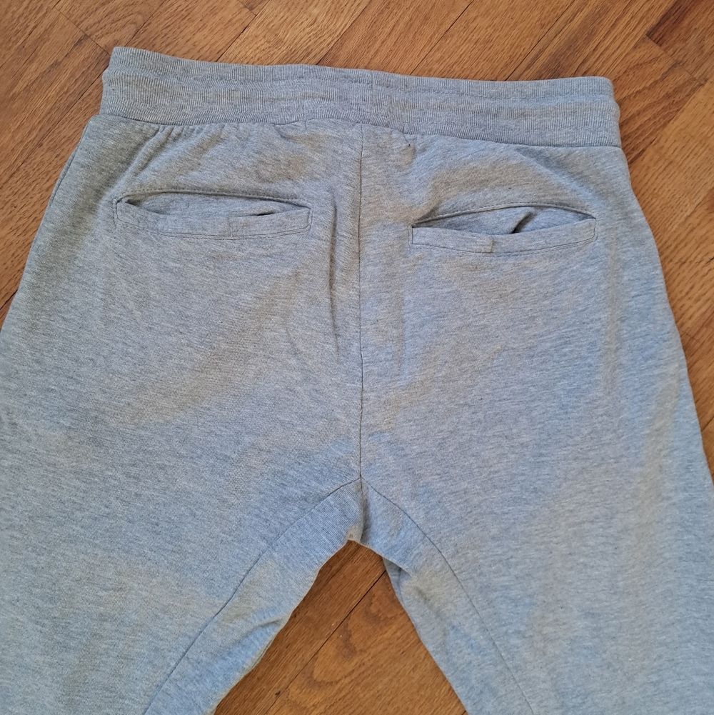 Zara Light Gray Jogger Sweatpants Sz M - Picture 7 of 7